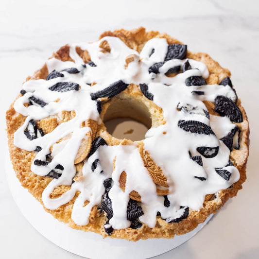 Black & White Oreo Bundt Cake