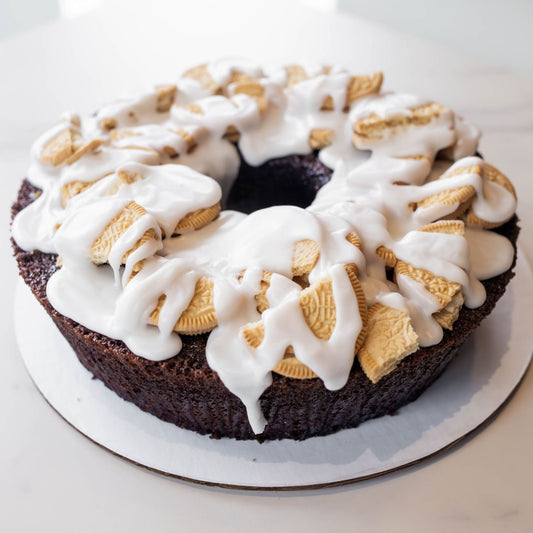 Ultimate Chocolate Blonde Oreo Bundt Cake