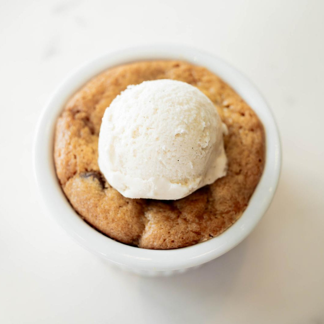 Individual Chocolate Chip Souffle in Ramekins