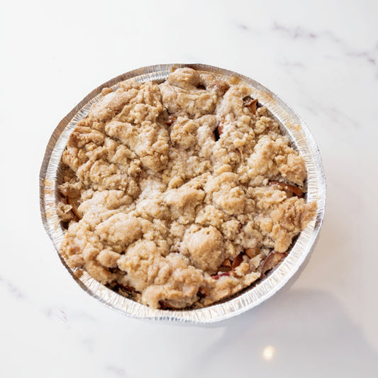 Nectarine Crumble in Tin